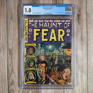 Haunt of Fear #12 CGC 1.0 Al Feldstein photo and biography (cert 9011)