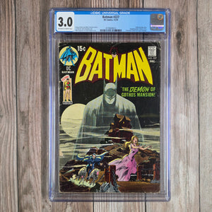 Batman #227 CGC 3.0 Iconic cover art by Neal Adams inspired by Detective Comics #31 (1939) (cert 9014)