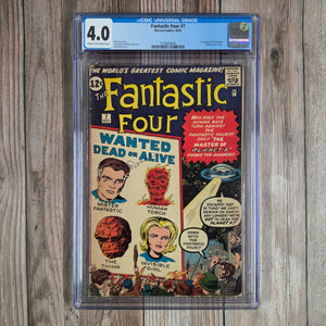 Fantastic Four #7 CGC 4.0 1st appearance of Kurrgo (cert 9004)
