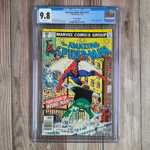 Amazing Spider-Man #212 CGC 9.8 WP Newsstand Edition, 1st appearance and origin of Hydro-Man (cert 7003)