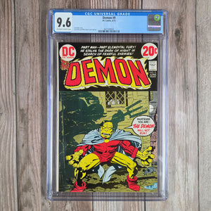 Demon #9 CGC 9.6 Jack Kirby Original story (cert 8004)