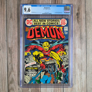 Demon #1 CGC 9.6 WP 1st appearance and origin of Etrigan the Demon (cert 2022)