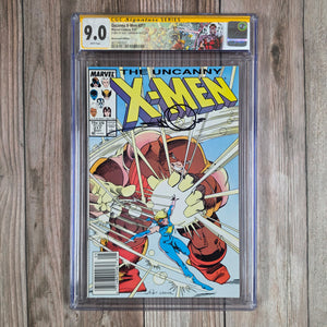 Uncanny X-Men #217 CGC 9.0 WP Newsstand Edition, SS Walt Simonson, Dazzler Vs. Juggernaut (cert 0001)