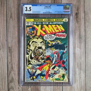 X-Men #94 CGC 3.5 2nd team appearance of the X-Men that debuted in Giant-Size X-Men #1 (cert 9008)
