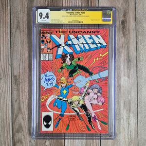 Uncanny X-Men #218 CGC 9.4 WP SS Arthur Adams, Marc Silvestri, Juggernaut Appearance (cert 9001)