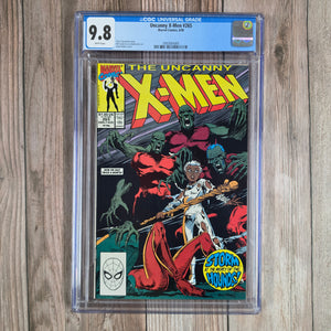 Uncanny X-Men #265 CGC 9.8 Storm is transformed back into an amnesiac preteen and returns to her old life as a street thief (cert 4009)
