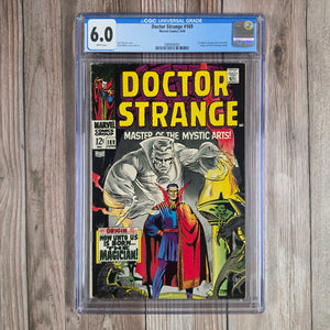 Doctor Strange #169 CGC 6.0 WP Formerly titled Strange Tales (cert 6001)