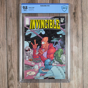Invincible #23 CBCS 9.8 1st appearance of Thaedus, leader of the high Council (cert 018)