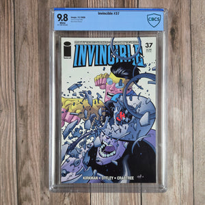Invincible #37 CBCS 9.8 Copies ordered by retailers: 13,522 (cert 043)
