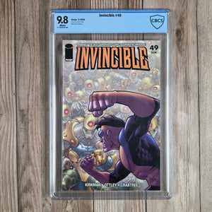 Invincible #49 CBCS 9.8 Copies ordered by retailers: 14,373 (cert 045)