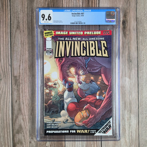 Invincible #67 CGC 9.6 Prelude to Viltrumite War part two (cert 0009)