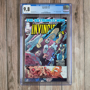 Invincible #75 CGC 9.8 Death of Thaedus, killed by Thragg (cert 0001)