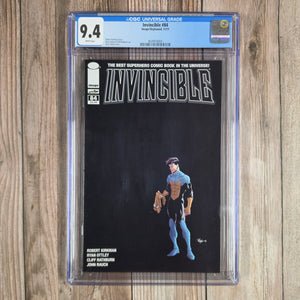 Invincible #84 CGC 9.4 Black cover, difficult to find in Near Mint condition (Cert 8005)
