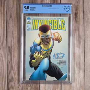 Invincible #89 CBCS 9.8 Bulletproof dons the Invincible suit (cert 072)