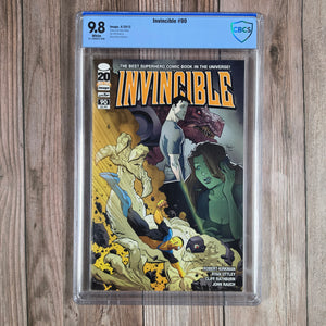 Invincible #90 CBCS 9.8 Copies ordered by retailers: 14,393 (cert 046)