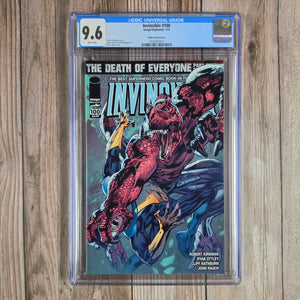 Invincible #100 CGC 9.6 Hitch Variant cover, Milestone issue #100 (cert 2013)