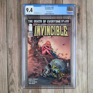 Invincible #100 CGC 9.4 Silvestri Variant cover, Milestone issue #100 (cert 0011)