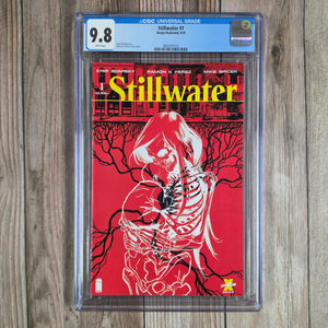 Stillwater #1 CGC 9.8 Secrets are difficult to keep in a town called Stillwater where no one dies (cert 1016)