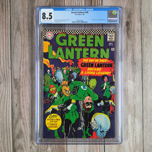 Green Lantern #46 CGC 8.5 Green Lantern Pin-up by Gil Kane (cert 0005)