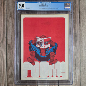 FOOM #3 CGC 9.0 WP Cover art by Jim Steranko, infinity cover (cert 2001)