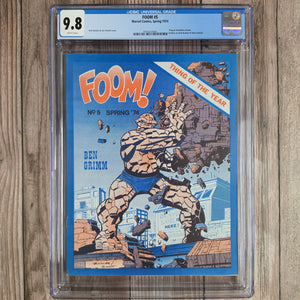 FOOM #5 CGC 9.8 WP Preview of Deathlok (cert 2002)