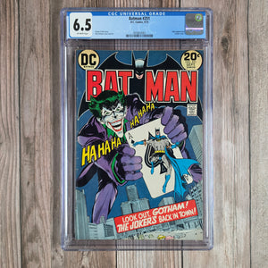 Batman #251 CGC 6.5 Iconic cover art by Neal Adams (cert 0001)