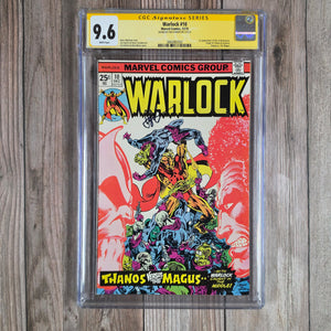 Warlock #10 CGC 9.6 WP SS Jim Starlin, Origin of Thanos and Gamora (cert 2002)
