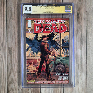 Walking Dead 10th Anniversary Edition #1 CGC 9.8 SS Tony Moore, 1st appearance of Rick Grimes (cert 2003)