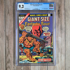 Giant-Size Fantastic Four #2 CGC 9.2 WP 1st appearance of Tempus, an agent of Immortus (cert 4007)