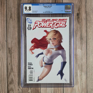 Power Girl #27 CGC 9.8 First cover art by Warren Louw (cert 7010)