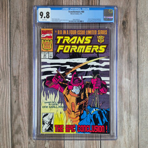 Transformers #80 CGC 9.8 Final issue (cert 9023)