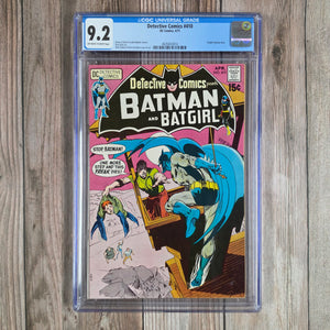Detective Comics #410 CGC 9.2 Classic cover art by Neal Adams (cert 3014)