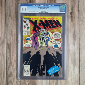 Uncanny X-Men #244 CGC 9.6 WP 1st appearance of Jubilee, a Chinese-American teenager with the ability to emit fireworks from her fingers (cert 0003)