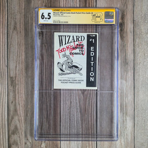 Wizard: Official Comic Book Pocket Price Guide #1 CGC 6.5 SS Todd McFarlane (cert 3002)  *Trade Avail.