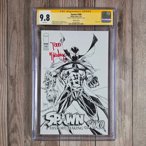 Spawn #300 CGC 9.8 SS Todd McFarlane Variant Cover B (Cert 1009)
