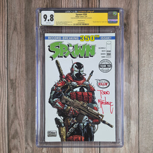 Spawn #350 CGC 9.8 SS Todd McFarlane Variant Cover G "Thank You" (Cert 6001)