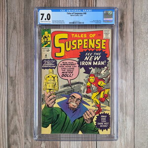 Tales of Suspense #48 CGC 7.0 Debut of Iron Man's 'Model II' armor, classic red & gold (cert 5011)