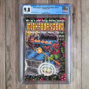 Michaelangelo, Teenage Mutant Ninja Turtles #1 CGC 9.8 WP, One-shot, Christmas special featuring Michaelangelo (cert 8006)
