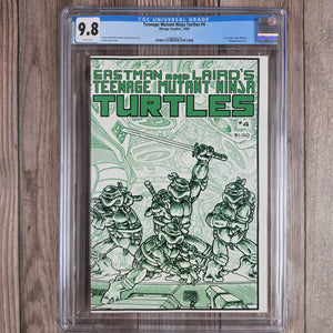 Teenage Mutant Ninja Turtles #4 CGC 9.8 WP, Early issue of the first Teenage Mutant Ninja Turtles series (cert 3003)