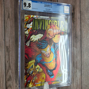 Invincible #1 CGC 9.8 WP Jonboy Meyers Foil Edition ComicTom101 & MFRGek Comics Exclusive Wrap-Around Variant Limited to 120 Copies(Cert 3014)