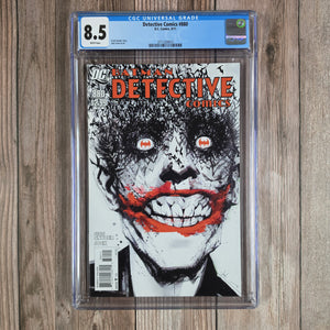 Detective Comics #880 CGC 8.5 Cover art by Jock featuring the Joker (cert 0013)