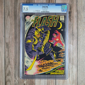 Flash #180 CGC 7.5 Dynamic silver age art (cert 2001)