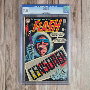 Flash #193 CGC 7.0 WP, Captain cold appearance (cert 2007)