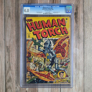 Human Torch #23 CGC 4.0 Classic Robot Cover (cert 9006)