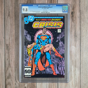 Crisis on Infinite Earths #7 CGC 9.8 WP Death of Supergirl (cert 7029)*