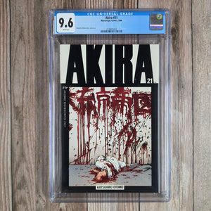 Akira #21 CGC 9.6 Turning point in Otomo's cyberpunk masterwork (cert 5010)