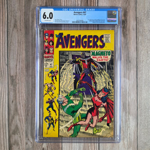Avengers #47 CGC 6.0 1st appearance of Dane Whitman, becomes the third Black Knight (cert 0006)