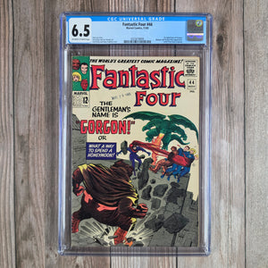 Fantastic Four #44 CGC 6.5 1st appearance of Gorgon, Black Bolt's cousin and bodyguard (cert 8009)