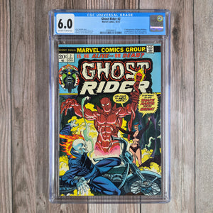 Ghost Rider #2 CGC 6.0 2nd cameo appearance of Son of Satan (cert 4012)