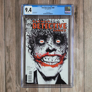 Detective Comics #880 CGC 9.4 Cover art by Jock featuring the Joker (cert 9003)
